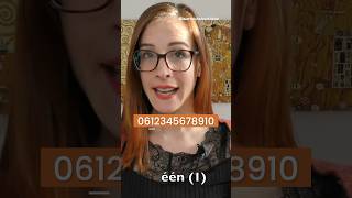 Don’t call this number 😅 NUMBERS in Dutch learndutchwithkim [upl. by Arotak395]