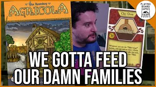 Dont stress its just food how important is FOOD AGRICOLA Board Game Gameplay [upl. by Nevak549]