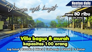 GOKIL NIH  VILLA DI PUNCAK YANG MURAH DAN BAGUS FASILITAS LENGKAP TERBARU  VILLA MIRA PUNCAK [upl. by Rema]