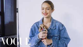 73 Questions With Gigi Hadid  Vogue [upl. by Pantin760]