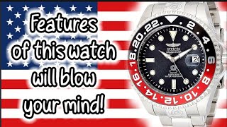 invicta Grand Diver  Coke bezel  seiko NH35A movement  Detailed Review automaticwatch [upl. by Draneb]