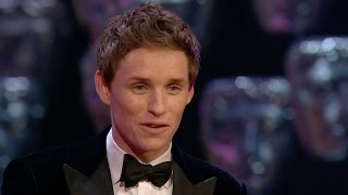 Eddie Redmayne wins Leading Actor BAFTA  The British Academy Film Awards 2015  BBC One [upl. by Sandro]