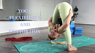 Yoga Flexibility and Contortion  Basic exercises to warm up flexibility [upl. by Aleyam]