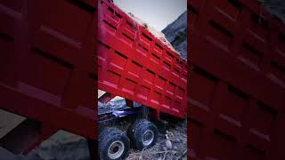 My red rcmachines training dumptruck remotecontroltruck heavyvehicle [upl. by Lekcar]