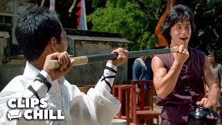 Jackie Chan vs The King of Bamboo  Drunken Master [upl. by Gad]