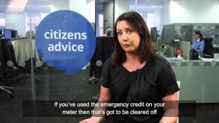 Prepayment meter debt and emergency credit with subtitles [upl. by Stuckey579]