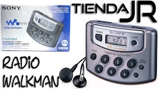 Radio Digital Sony Walkman Srfm37 Am  Fm  Lw 18 Memorias Desempaque reseña [upl. by Mylo]