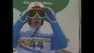 Ski Flying World Championships  Kulm  Bad Mitterndorf 1986  highlights  crashes [upl. by Latta]