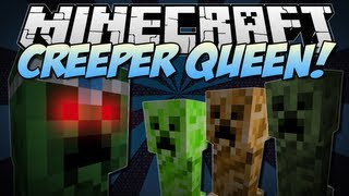 Minecraft  CREEPER QUEEN The Ultimate Creeper Boss  Mod Showcase 162 [upl. by Belanger]