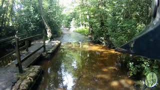 Fording the Little Brook at Frensham in Surrey [upl. by Anaeda470]