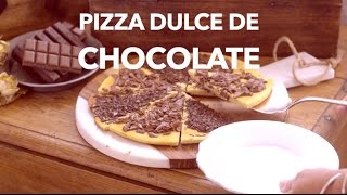 Pizza dulce de choclate [upl. by Llevra]