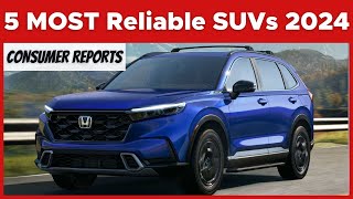 2024s The Top 5 Most Reliable And Fuel Efficient Compact SUVs  Consumer Reports [upl. by Oibirot]