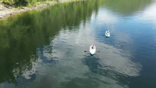 Paddle boarding at Mabel Lake [upl. by Cordelie]