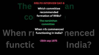 RRB PO INTERVIEW DAY6dont wait for the result banking shorts ibps [upl. by Yuille]