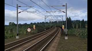 Class 350 Cab Ride Carstairs Junction East to Edinburgh WCML [upl. by Orazio]