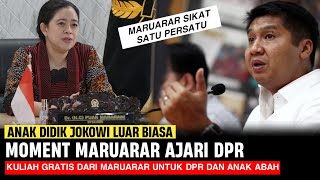 Menteri Paling Hebat Dan Berani Maruarar Goncang Gedung DPR RI [upl. by Noremak]