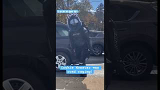 Road raging Cookie Monster was losing his cookies all over a drivers turn signal… 🙄 awareness [upl. by Laureen]