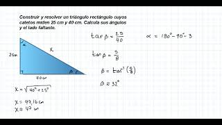 😎SOLUCIÓN DE TRIÁNGULOS RECTÁNGULOS⏩ANGULOS DE ELEVACIÓN Y DEPRESIÓN 📝 🔺EJ6✔️ [upl. by Inavihs]