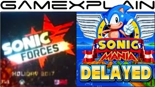 Sonic 2017 is Now Sonic Forces  Sonic Mania Delayed to Summer [upl. by Seline]