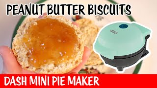 Peanut Butter Biscuits  Dash Mini Pie Maker  Day 3 Bonne Maman Advent Calendar 2023 [upl. by Einej586]