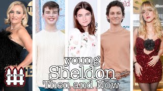 Young Sheldon Then and Now 2024 [upl. by Atiruam]