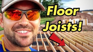 How To Install Floor Joists [upl. by Larimor372]