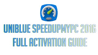 Uniblue  SpeedUpMyPC 2016 Full Activation Guide Free  Serial Key [upl. by Sirois943]