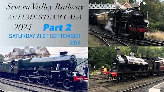 Episode 93 Severn Valley Railway Autumn Steam Gala 2024 part 2 Saturday 21st September 2024 [upl. by Rfinnej]