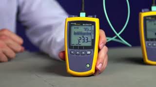 MultiFiber Pro Optical Power Meter and Light Source By Fluke Networks [upl. by Ajnos]