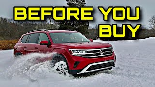 Heres How The VW Atlas Beats Other Midsize SUVs  2021 Atlas SE w Technology 4Motion Review [upl. by Gnaht]