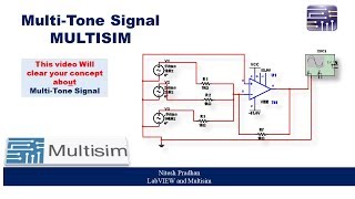 MultiTone Signal  Practical using Multisim [upl. by Ahsed]