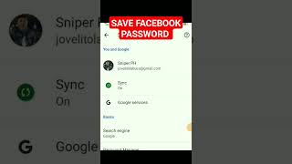 HOW TO SAVE FACEBOOK PASSWORD facebook facebookguide [upl. by Yanrahs]