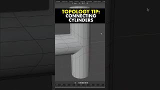 Topology tip for inserting cylinders into each other in Blender [upl. by Constantino]