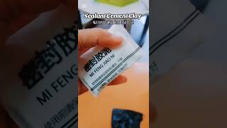 Sealant Adhesive cement clay clay for hole hacks kitchenhacks bathroomhacks tiktok tiktokshop [upl. by Gnihc473]