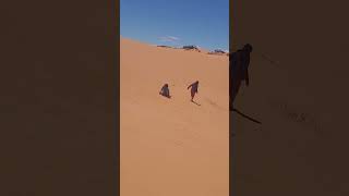 Addy SleddingCoral Pink Sand Dunes State ParkUtah [upl. by Eirol]