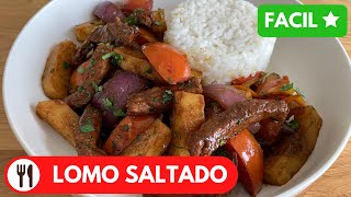 🇵🇪 LOMO SALTADO PERUANO  RECETA DELICIOSA [upl. by Edwyna762]