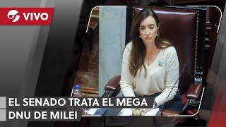 VIVO EL SENADO trata el MEGA DNU DE JAVIER MILEI [upl. by Nils]