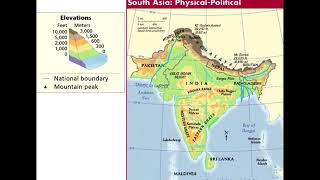 1 South Asia Physical Geography Climate and Vegetation [upl. by Lodhia]