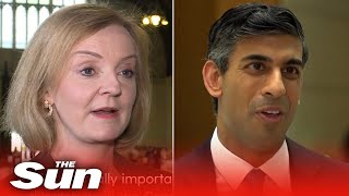 Tory Party leadership  Liz Truss amp Rishi Sunak react to becoming final two [upl. by Palmer]