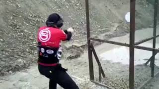 Stage 20 of the 2016 IPSC EHC in Eger Hungary  Revolver Division [upl. by Ydnerb]