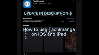 How To Use Tachimanga On iOS and iPad The Tachiyomi Of iOS [upl. by Bourne]