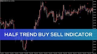 Half Trend Buy Sell Indicator for MT5  BEST REVIEW [upl. by Ahsital290]