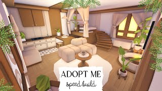 Cozy Tiny Farm House Speed Build 🌻 Roblox Adopt Me [upl. by Ynohtnacram788]