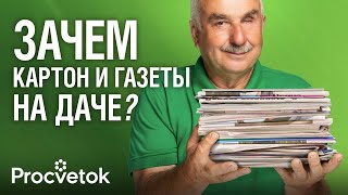 НЕ ВЗДУМАЙТЕ ЭТО ВЫБРОСИТЬ Как картон и старые газеты помогут избавиться от сорняков и вредителей [upl. by Barling]