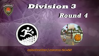 Atlasbasket  Div 3Round 4  ΜΓΚ vs SAN ANDREAS [upl. by Anez]