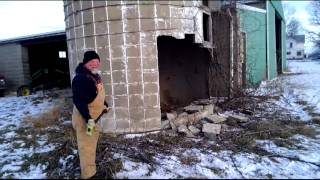 DampD Demolition Silo Destruction with BASH Sledge Hammers [upl. by Wang]