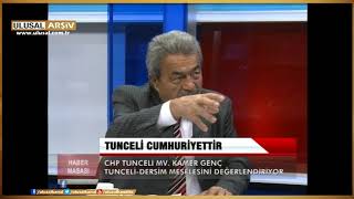 Kamer Genç anlatıyor Tunceli Dersim meselesi  Haber Masası 26 Eylül 2013 Ulusal Kanal [upl. by Iidnarb]