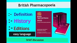 British Pharmacopoeia  Pharmaceutical Analysis Pharmaceutics  Pceutical Inorganic Chemistry [upl. by Nohtanhoj966]