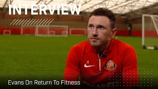 quotIts nice to get back on the pitchquot  Evans Discusses Return To Fitness  Interview [upl. by Winonah]