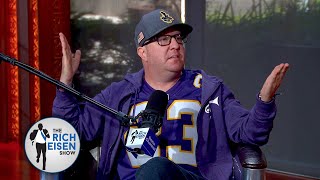 Vikings DieHard Fan Nick Swardson Predicts Minnesotas 2024 Record Will Be…  The Rich Eisen Show [upl. by Hendon]